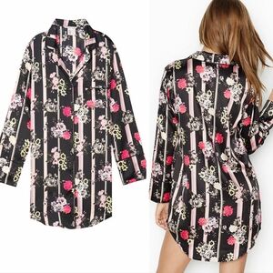 Victoria's Secret Floral Night Shirt Size M